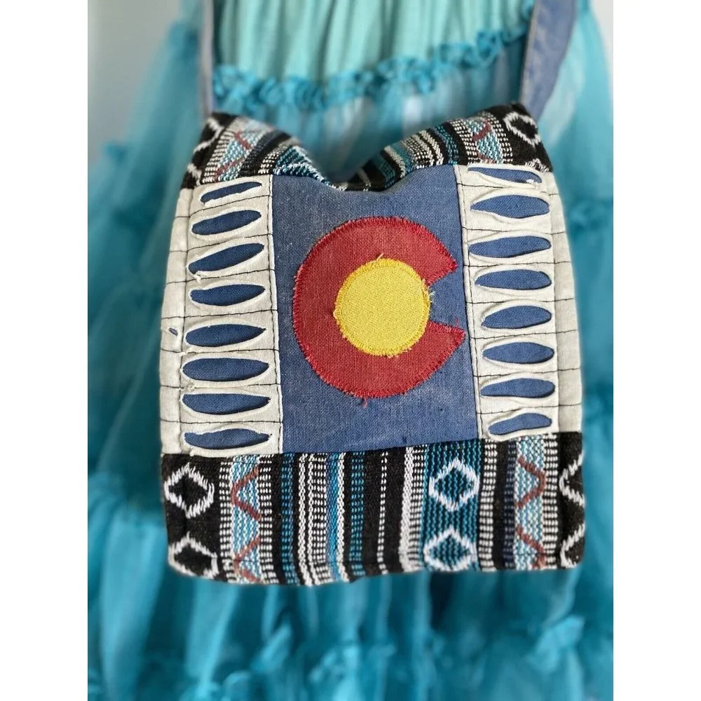Rising‎ International Hippie Boho Bag Crossbody Handcrafted Made In Nepal 10